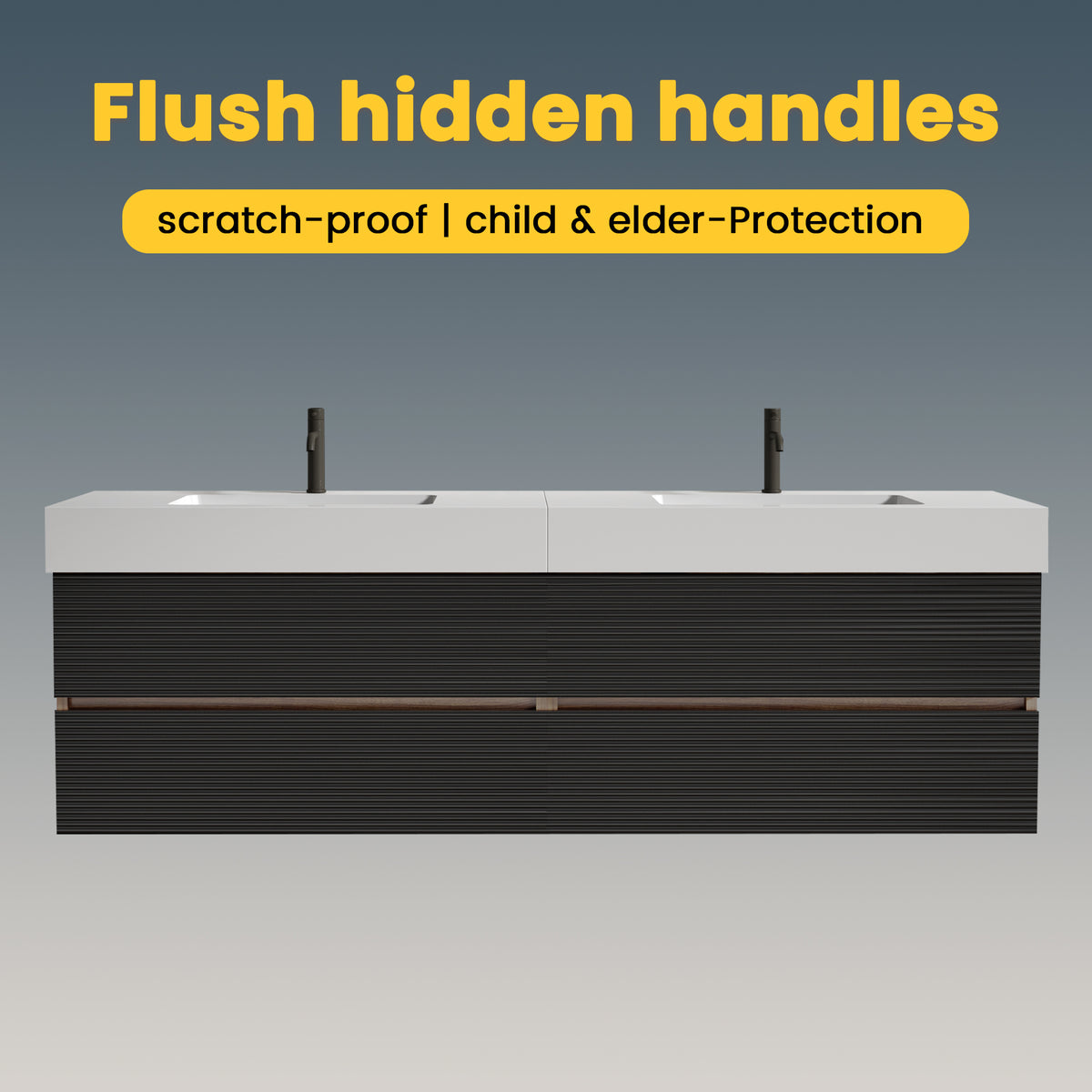 Grace 72'' Bathroom Vanity with Matt