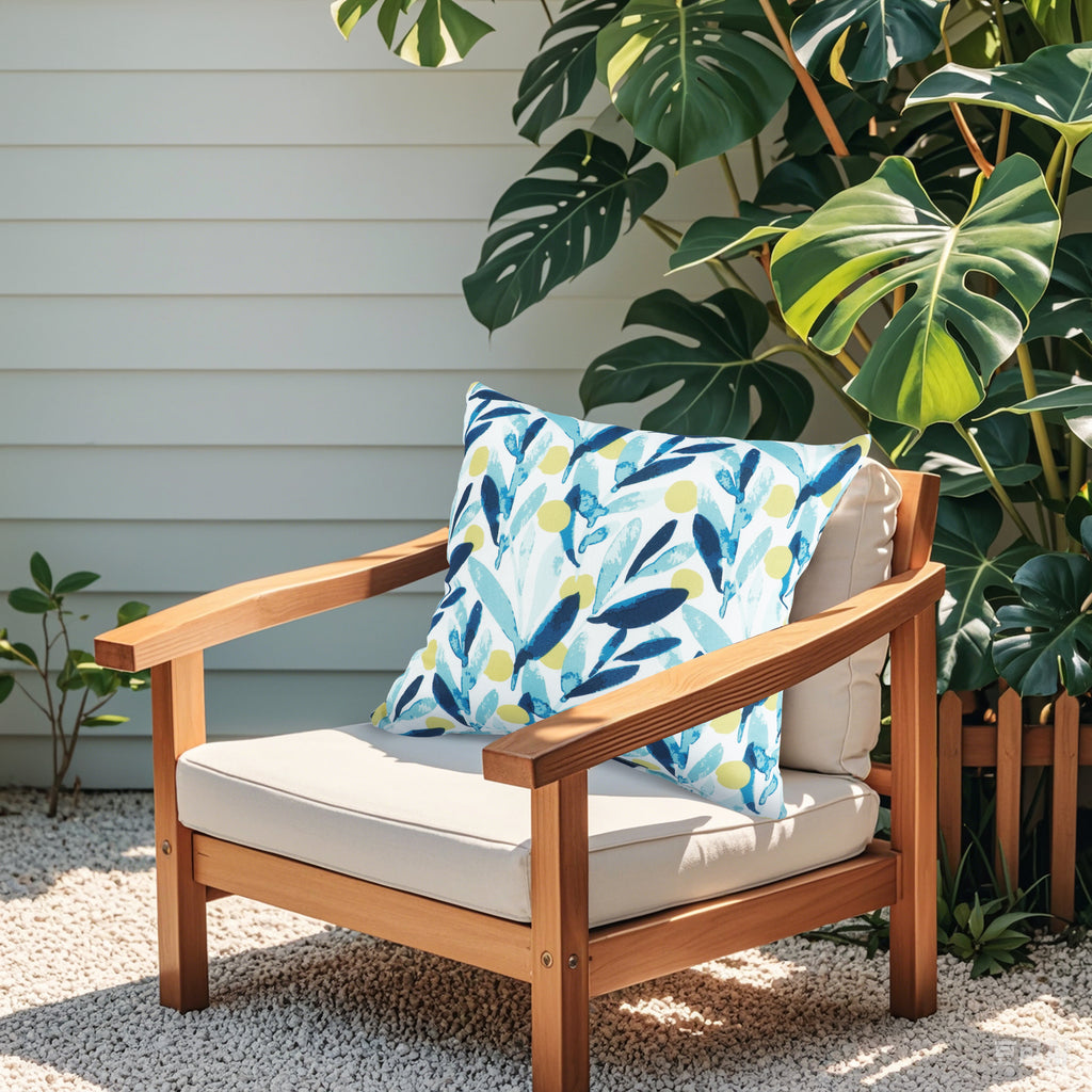 2 Pack Outdoor Pillows - Waterproof & Fade-Resistant
