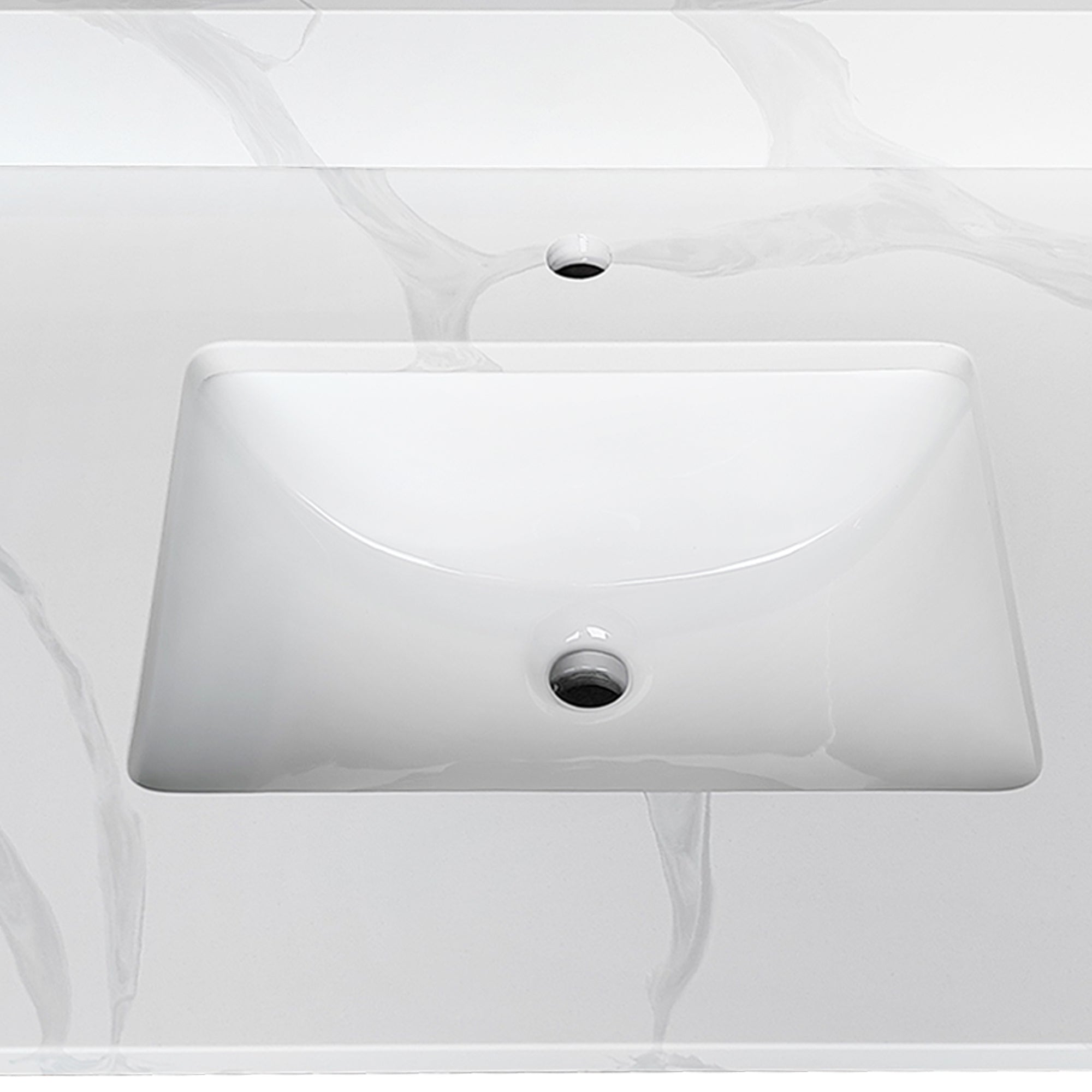 43-Inch Quartz Bathroom Vanity Top