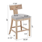 27" Counter Stools Set of 2
