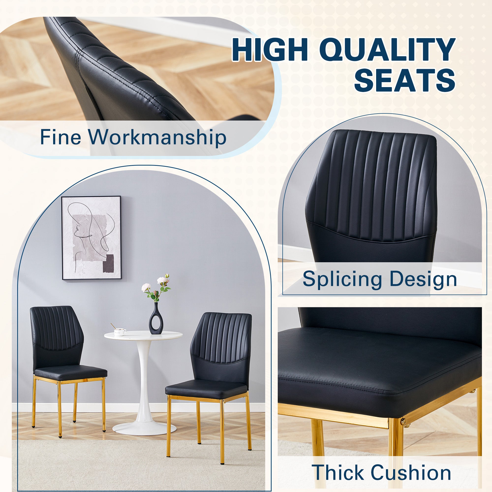 4-Piece Set of Dining Seating