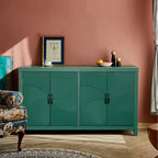 59" Green Accent Cabinet with 4 Doors