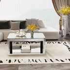 Baked Curved Mirror Coffee Table