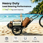 Bike Cargo Trailer with Heavy-Duty Load Capacity