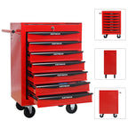 Rolling Metal Tool Chest with 7 Drawers