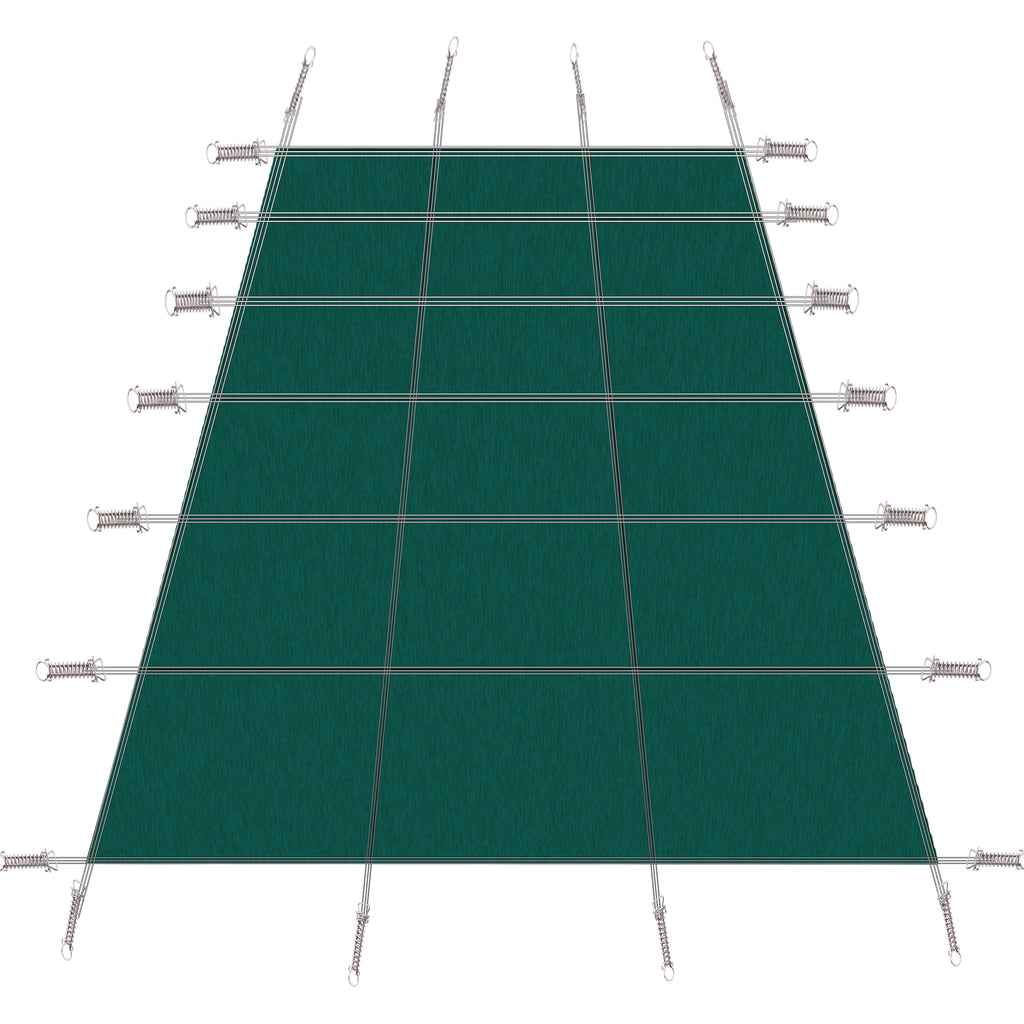 Inground Pool Safety Cover, 16x32ft Rectangle Winter Cover