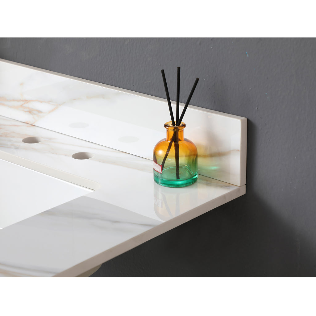 31 Inch Carrara Marble Vanity Top