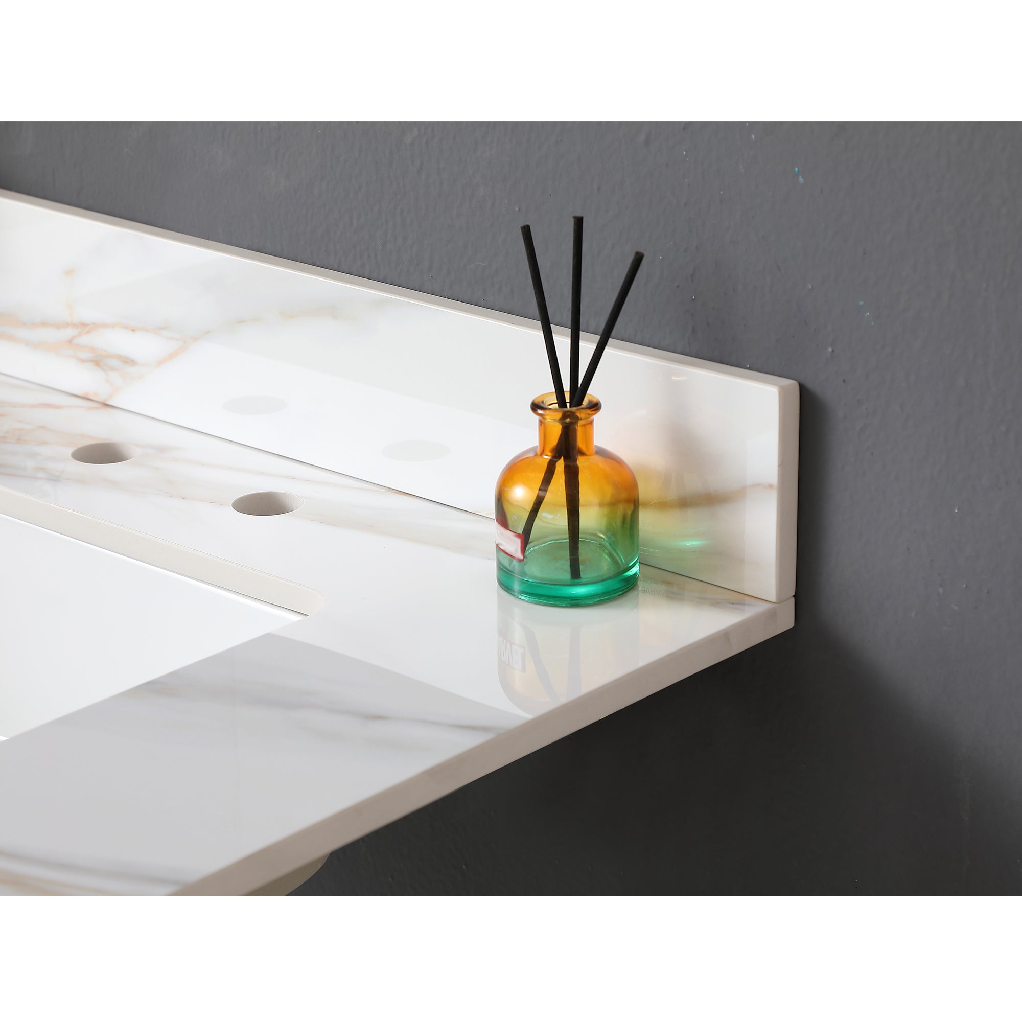 31 Inch Carrara Marble Vanity Top