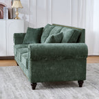 86" Modern 3-Seater Sofa with Rolled Arms
