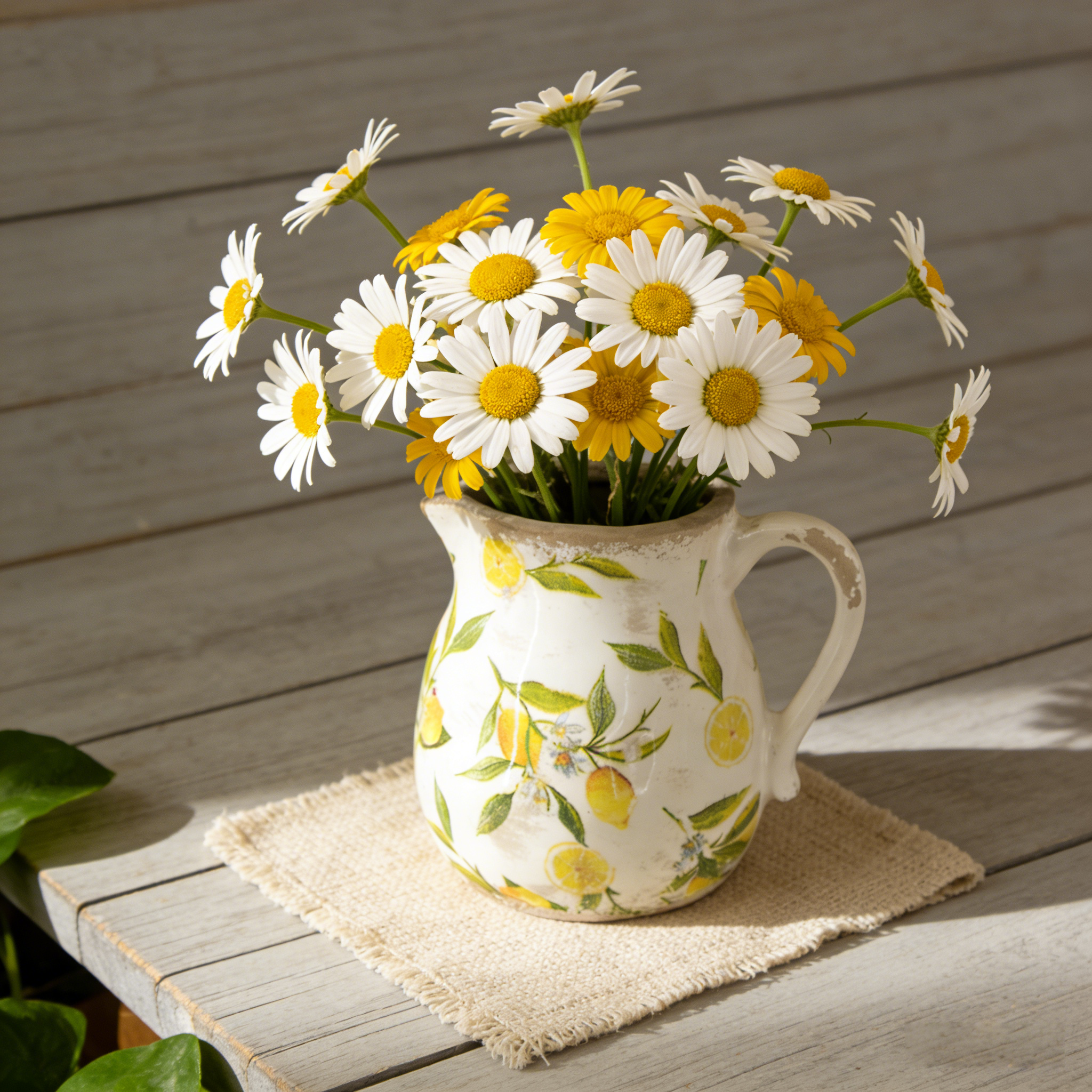 Ceramic Round Pitcher Vase
