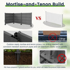 50" W x 49" H Outdoor Privacy Screen
