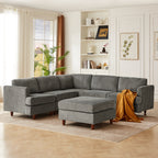 Modern Modular Sectional Couch - 6 Seaters Sleeper Sofa