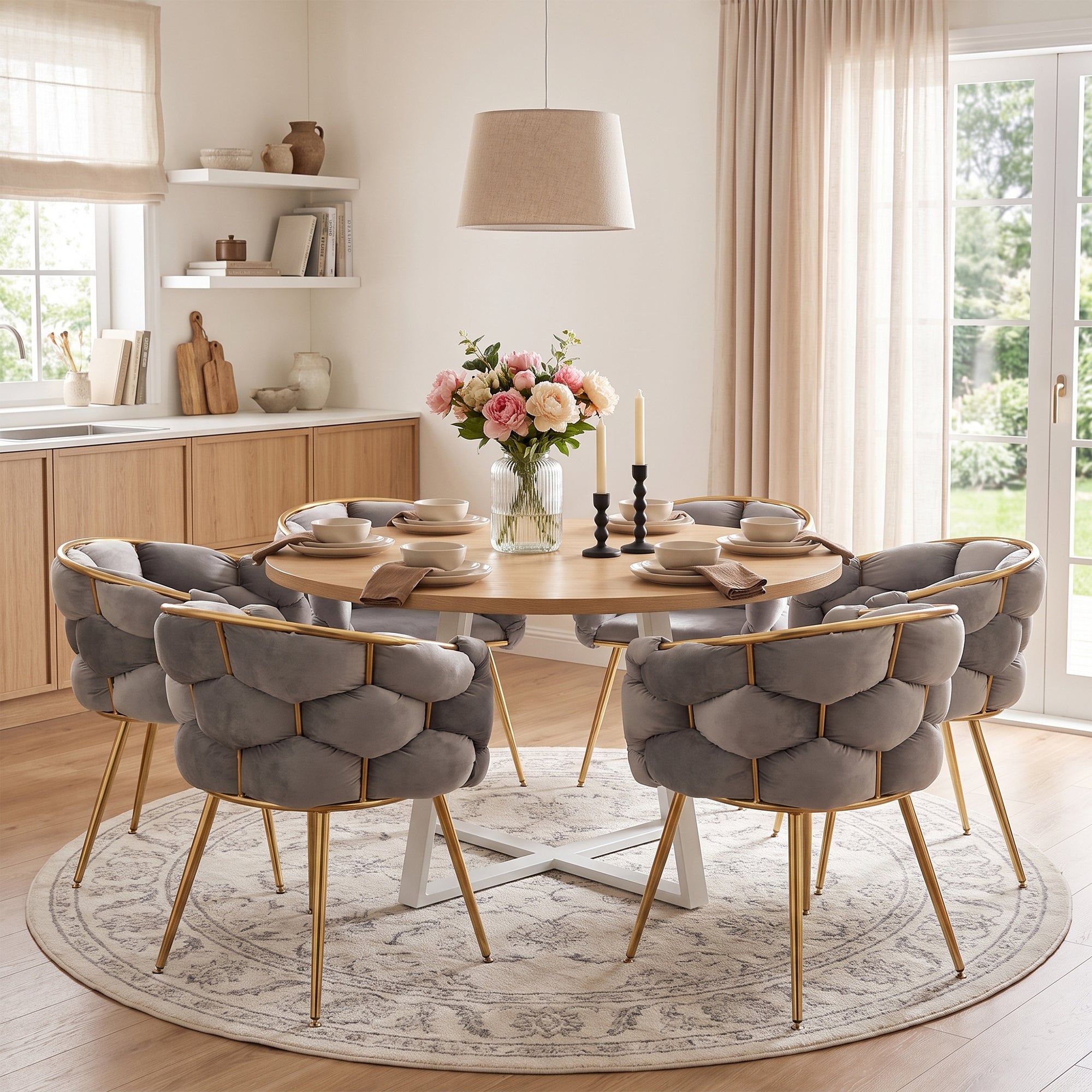 Luxury Modern Velvet Single Sofa Chair