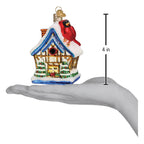 Cardinal Birdhouse Ornament