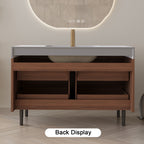 35.4" Farmhouse Free-standing Sintered Stone Bathroom Vanity