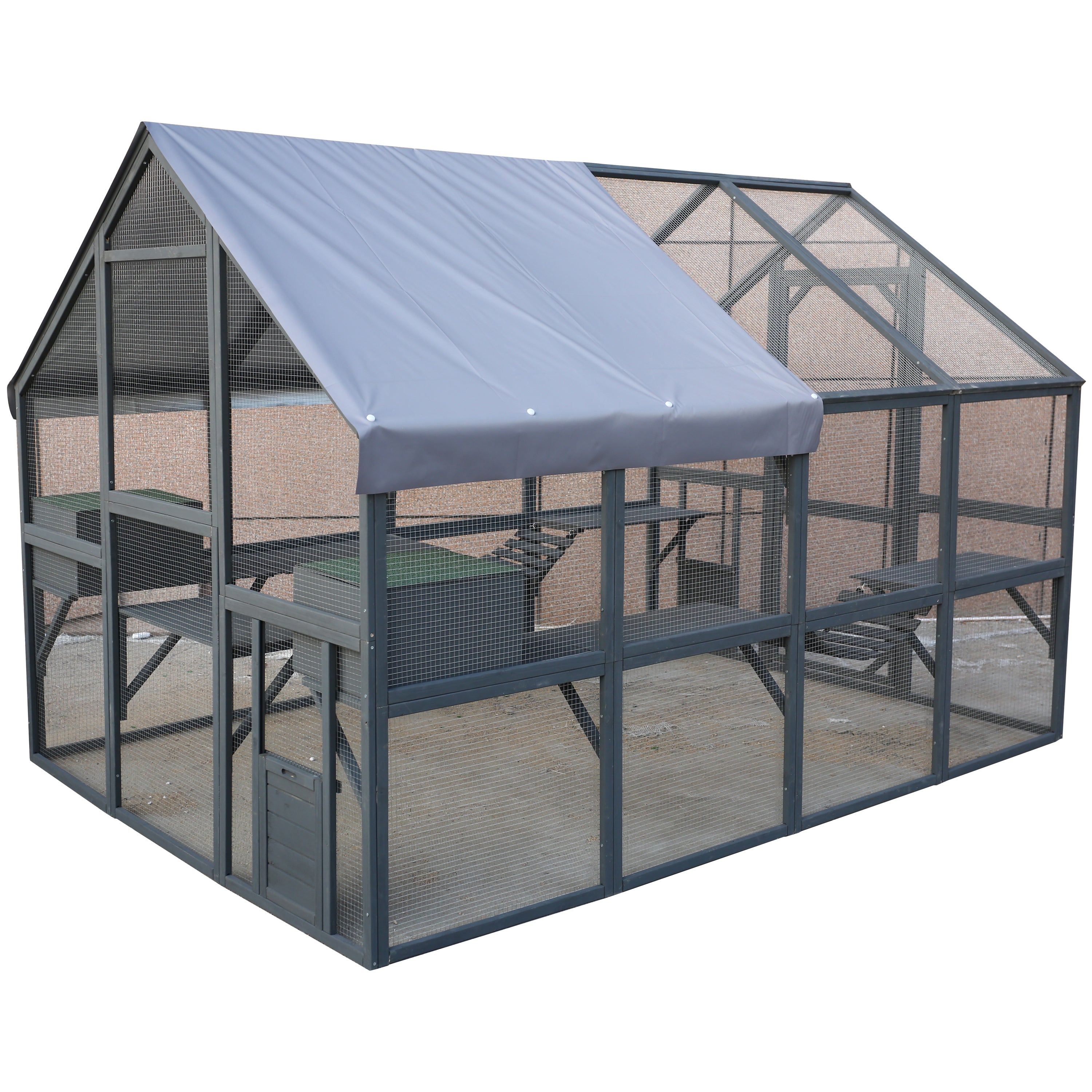 Wooden Cat Catio Large Outdoor Enclosure