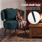Decorative Armchair with Spring Seat Cushion