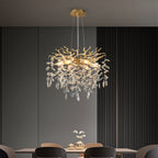 6-Light Chandelier Crystal Ceiling Lamp