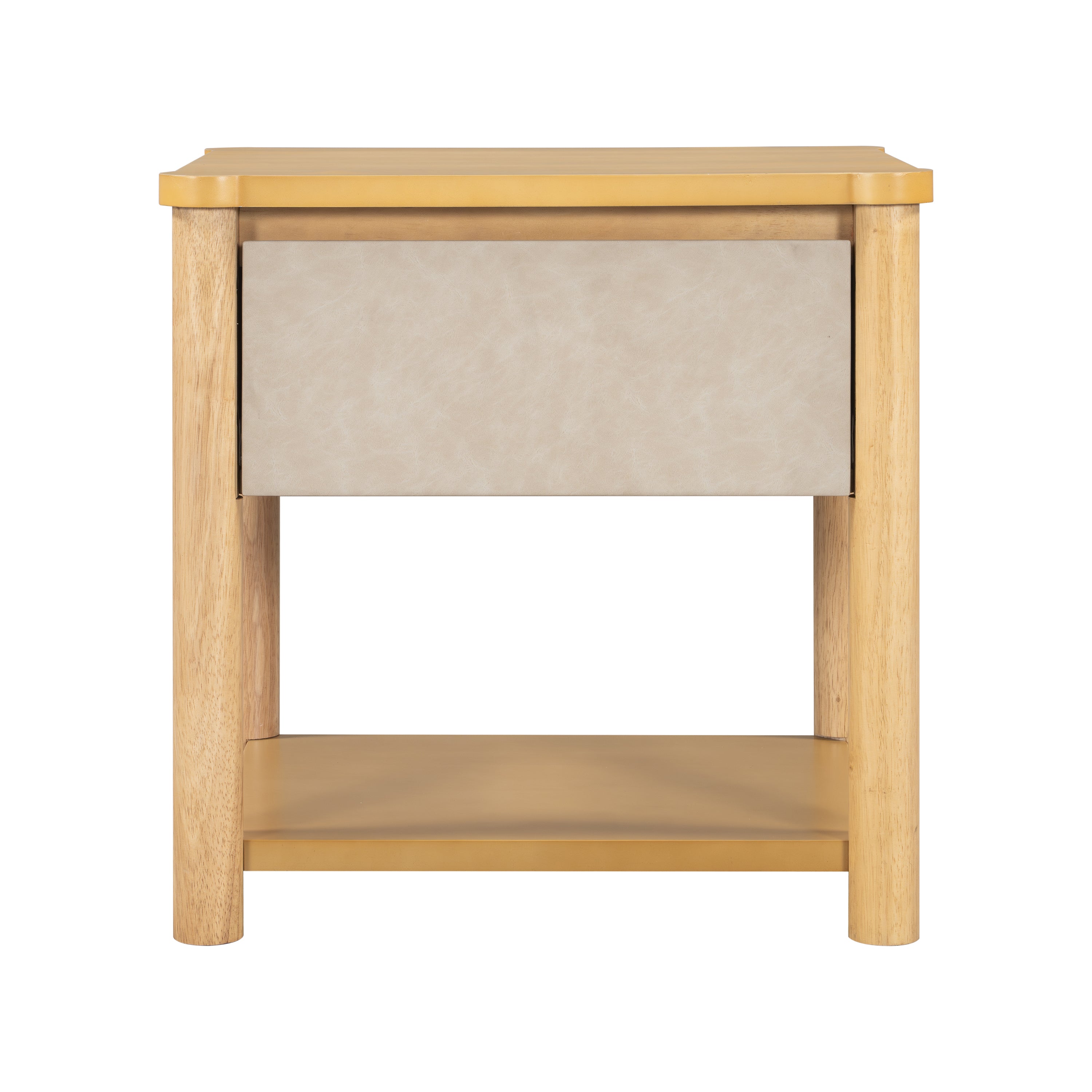 Wood Nightstand Set - Modern Nightstands with Drawer