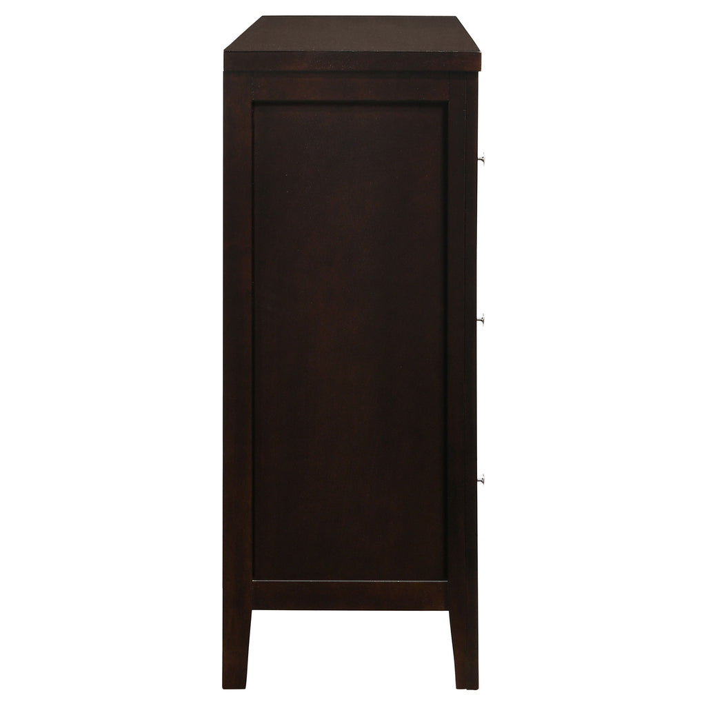 Wedgewood Cappuccino 6-Drawers Dresser