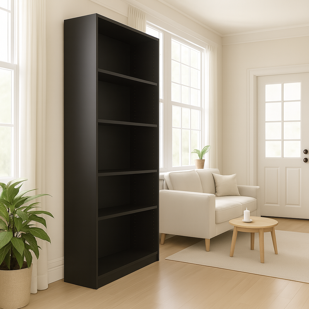5-Tier Bookshelves Storage Cabinet