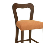 Counter Stool Without Arm (Walnut + Caramel) - Set of 2
