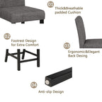 5-Piece Counter Height Table Set with 4 Chairs