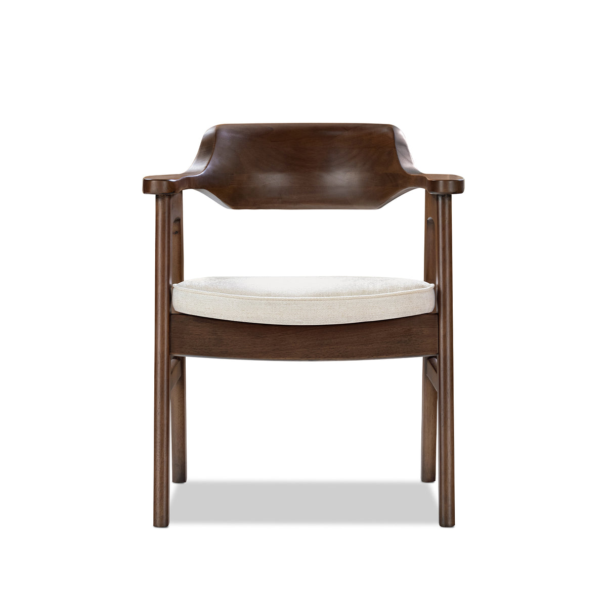 Hayes Curved Reclaimed Pine Dining Arm Chair