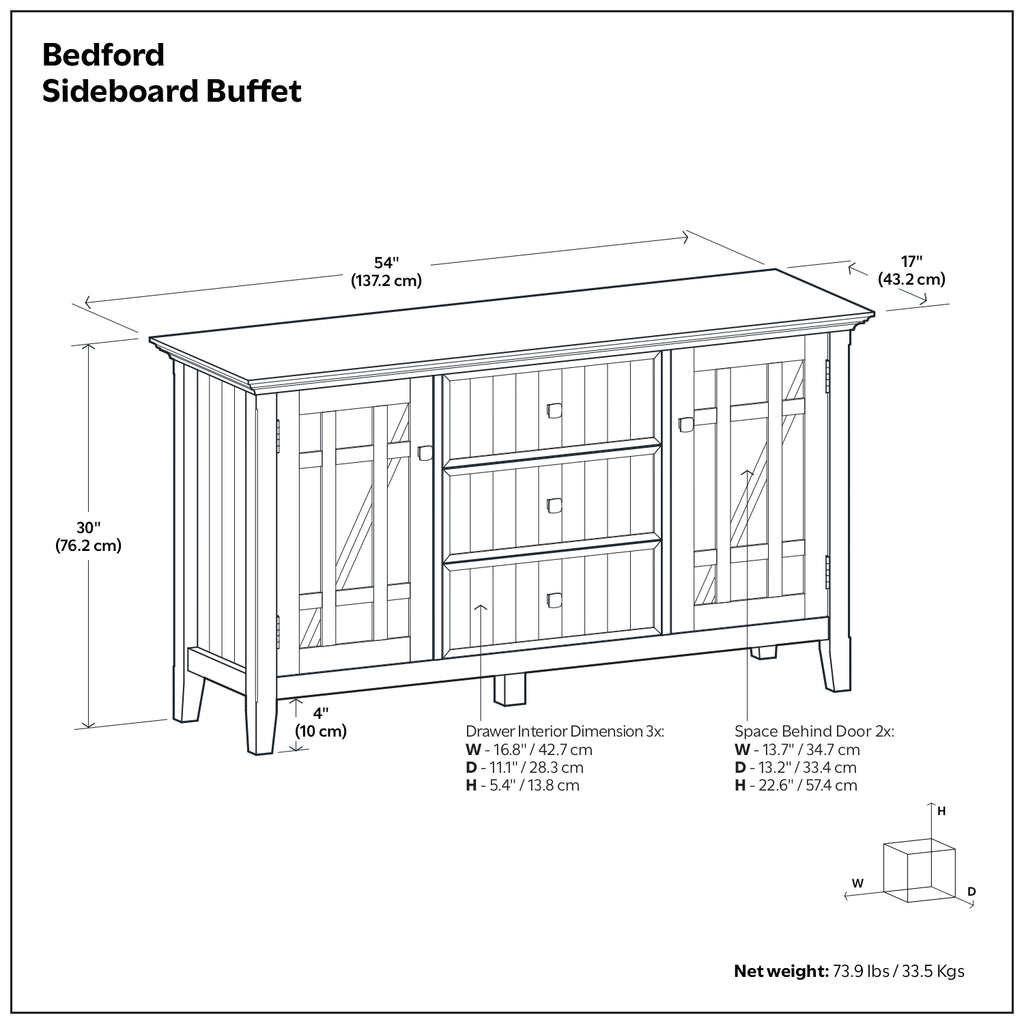 Bedford Sideboard Buffet