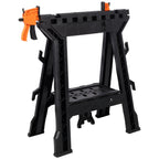 Folding Clamping Sawhorse Set of 2