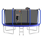 14FT Trampoline with Basketball Hoop