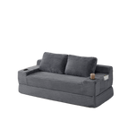 70.8-Inch Corduroy Two-in-One Sofa Bed