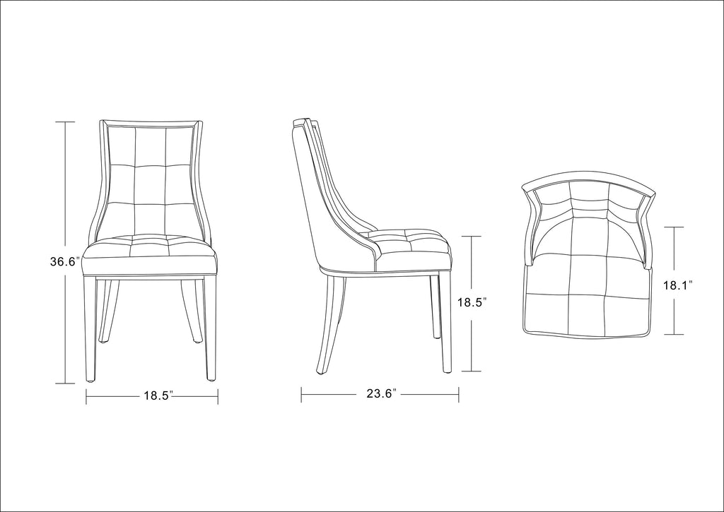 Fifth Avenue Wood Upholstered Dining Chair