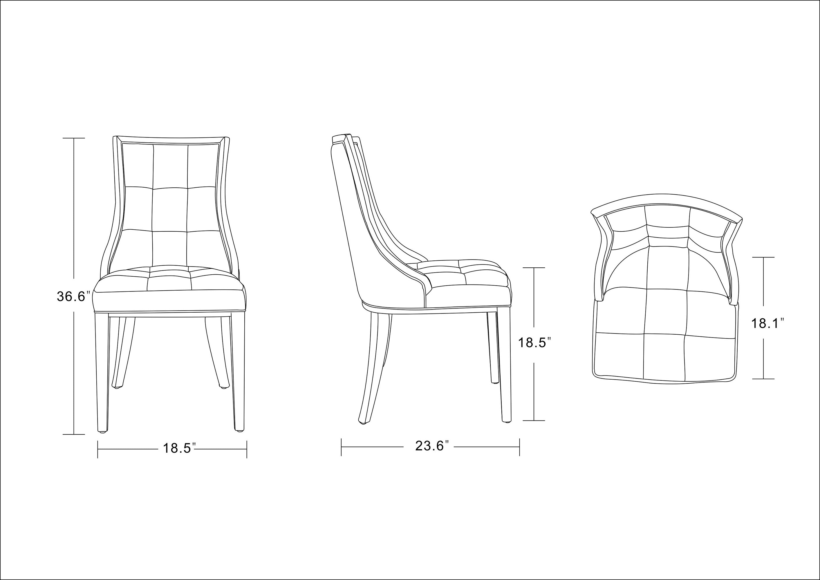 Fifth Avenue Wood Upholstered Dining Chair