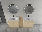 84-Inch Freestanding Bathroom Vanity with Sink