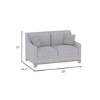 Gray Loveseat