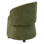 Green Pet Friendly Chair with Hidden Pet Nook