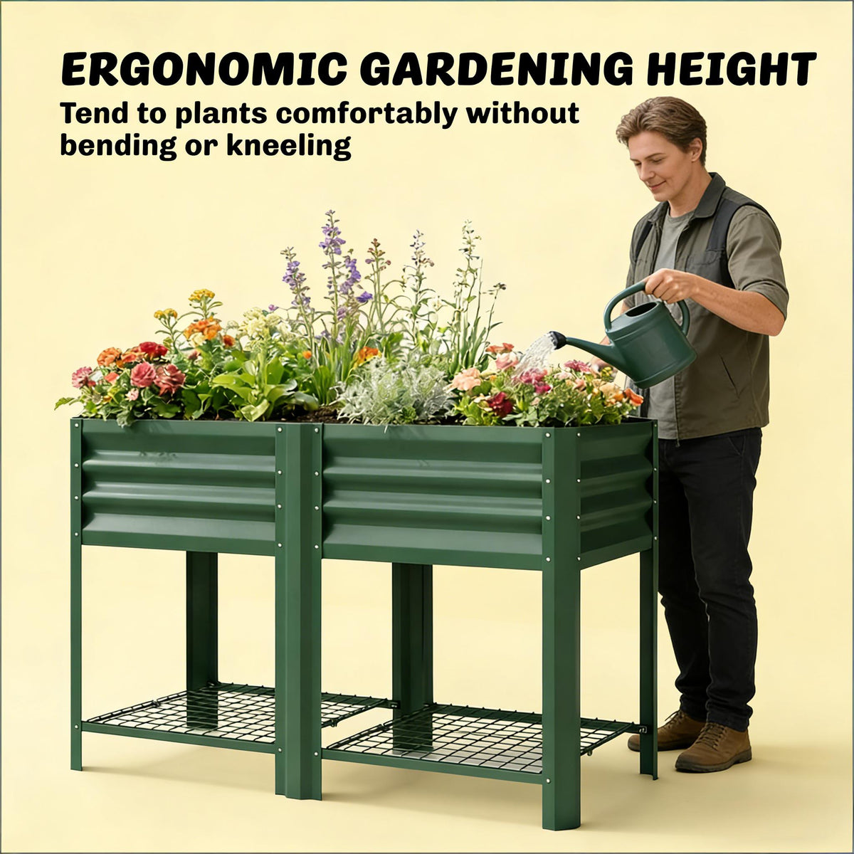 Outdoor Elevated Planter Box