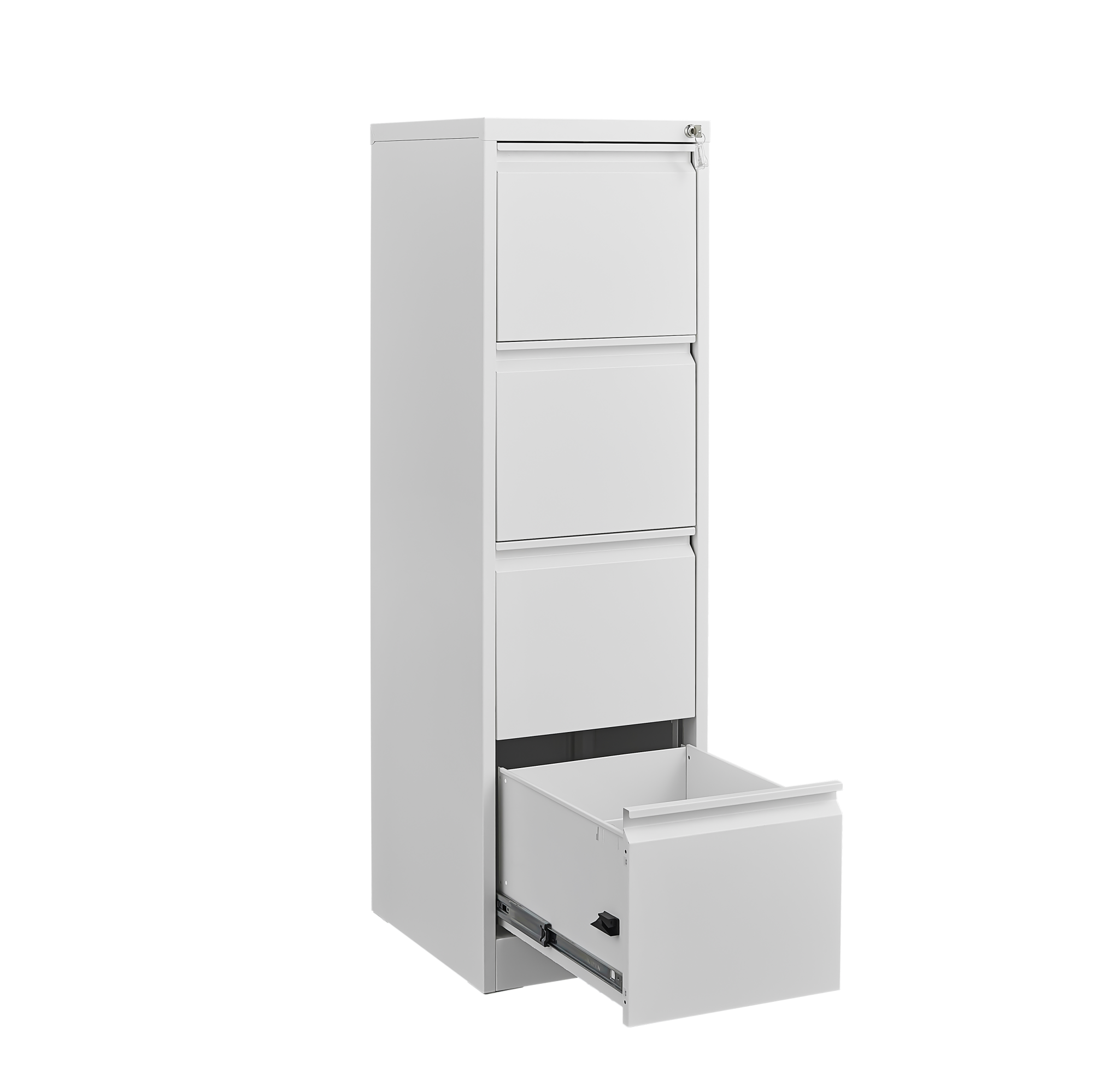 4 Drawer Vertical File Cabinet with Lock