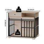 Wooden Dog Cage Furniture for Small Dogs
