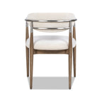 Artemis Mixed Material Upholstered Dining Arm Chair