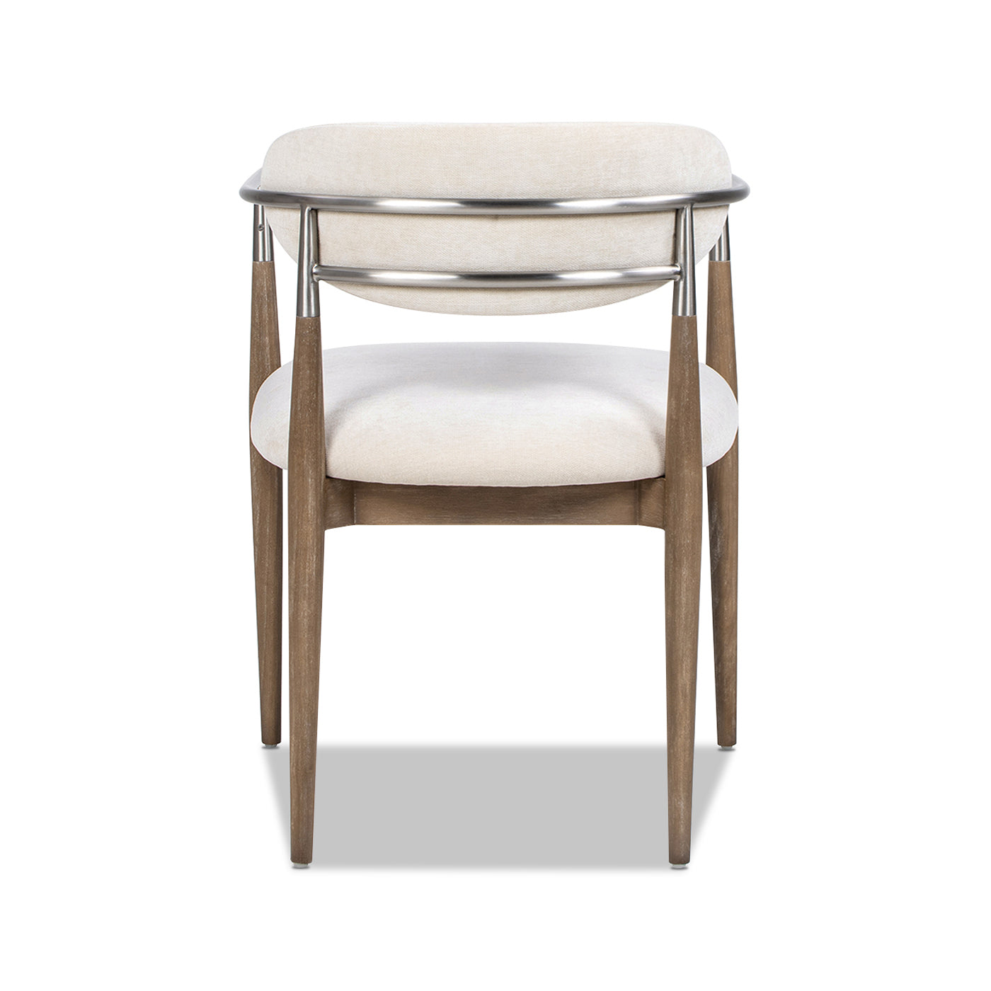 Artemis Mixed Material Upholstered Dining Arm Chair