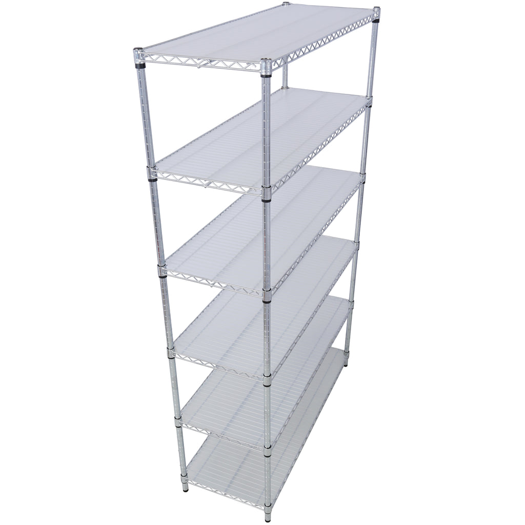 6 Tier 6000lbs Capacity NSF Metal Shelf Wire Shelving Unit