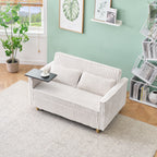 Beige Corduroy Sofa