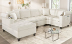 Modern U-Shaped Sectional Sofa
