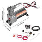 Air Shock Controller Kit 12V 100PSI On Board Air Compressor System