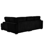 93" Sectional Sofa with Reversible Chaise Lounge