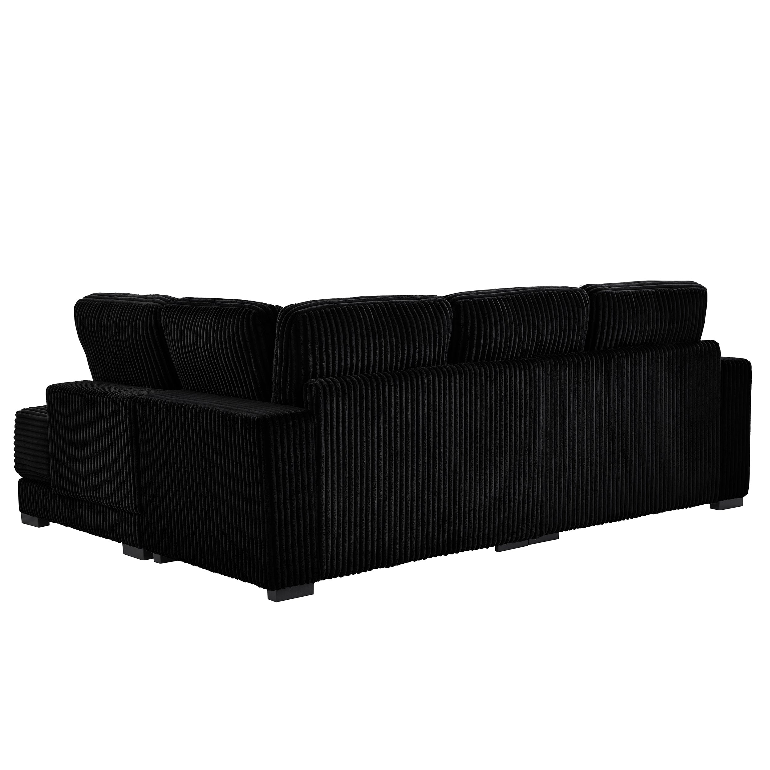 93" Sectional Sofa with Reversible Chaise Lounge