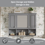 35'' x 28'' Wall Mounted Bathroom Medicine Cabinet