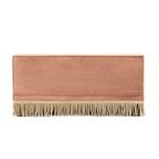 Duchess 33" Medium Princess Pet Bed Sofa with Fringe Skirt, Peach